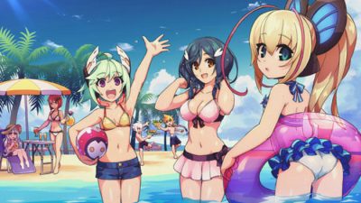 Descárgate aquí este veraniego fondo de pantalla de ‘Azure Striker Gunvolt 2’