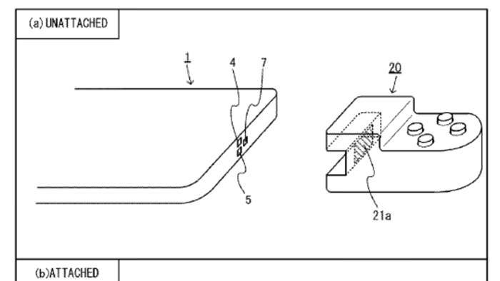 Nuevas patentes de Nintendo muestran un accesorio con botones y una cámara de IR