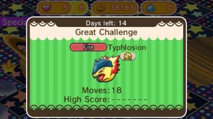 Novedades de la semana en ‘Pokémon Shuffle’: Typhlosion, Mega Garchomp y más
