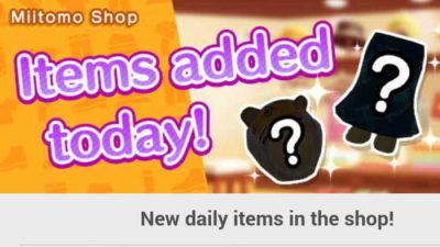 Estos misteriosos objetos ya están disponibles en la Tienda de ‘Miitomo’ (16/8/16)