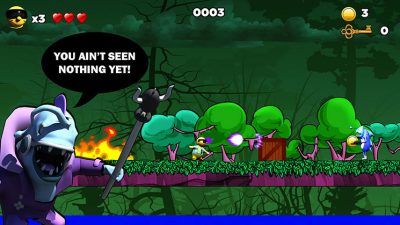 Gameplay de ‘Surfin ‘Sam – Attack of the Aqualites’