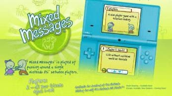 ‘Mixed Messages’ confirma su lanzamiento en 3DS tras debutar en DSiWare hace 7 años