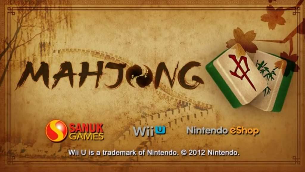 ‘Mahjong’ (Wii U): detalles, tráiler de la eShop y capturas (Europa)