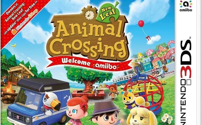 Boxart europeo de ‘Animal Crossing: New Leaf Welcome amiibo!’