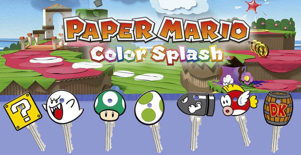 Reserva ‘Paper Mario: Color Splash’ y llévate uno de estos 7 cubrellaves