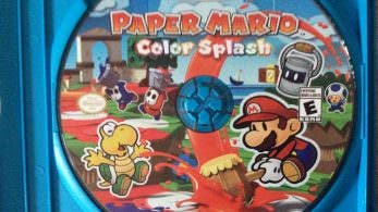 Así luce la carátula del disco de ‘Paper Mario: Color Splash’