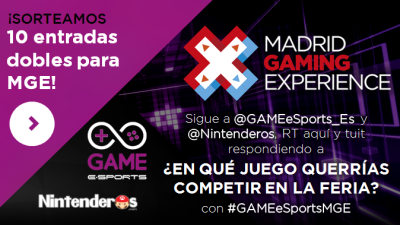 [Sorteo] ¡Gana una de las 10 entradas dobles para la MGE que sorteamos junto a GAMEeSports!