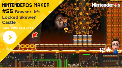 Nintenderos Maker #55: Bowser Jr’s Locked Skewer Castle