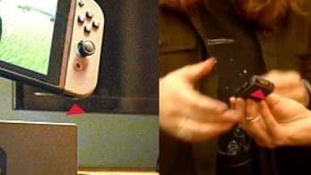 El Joy-Con derecho de Nintendo Switch cuenta con un extraño botón o panel en la parte inferior