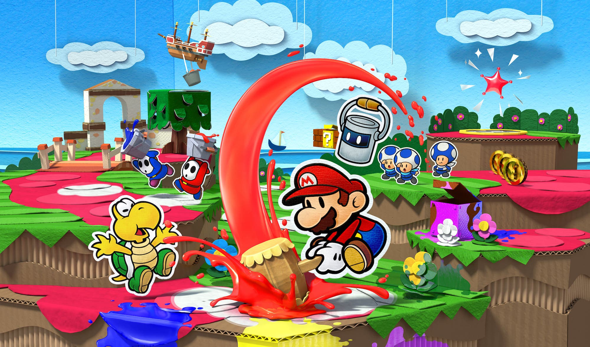 Kensuke Tanabe explica la ausencia de anteriores NPC en ‘Paper Mario: Color Splash’