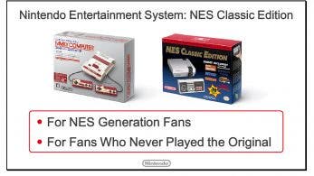 NES Classic Edition y Famicom Mini han recibido una excelente respuesta por los fans según Kimishima