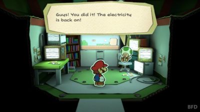 ¡Alerta spoiler! Gameplay de una familiar fase de ‘Paper Mario: Color Splash’