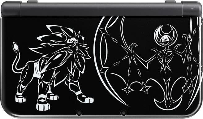 Imágenes de la edición negra de New 3DS XL Lunala & Solgaleo Limited Edition