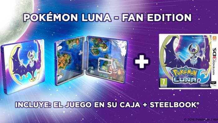 Unboxing de la Fan Edition europea de ‘Pokémon Luna’