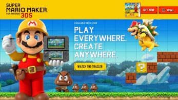 Ya disponible el sitio oficial americano de ‘Super Mario Maker for 3DS’