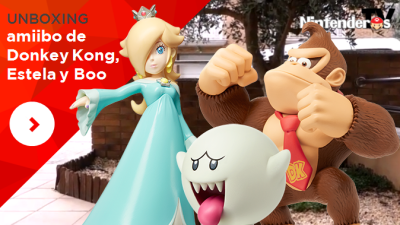 [Unboxing] Así abre un nintendero los amiibo de Donkey Kong, Estela y Boo