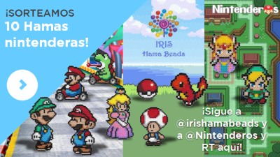 ¡Sorteamos 10 Hamas nintenderas junto a Iris Hama Beads!