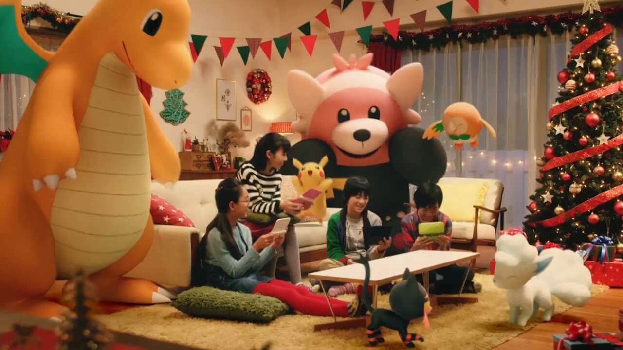 ‘Pokémon Sol y Luna’ celebra la Navidad con este nuevo comercial japonés