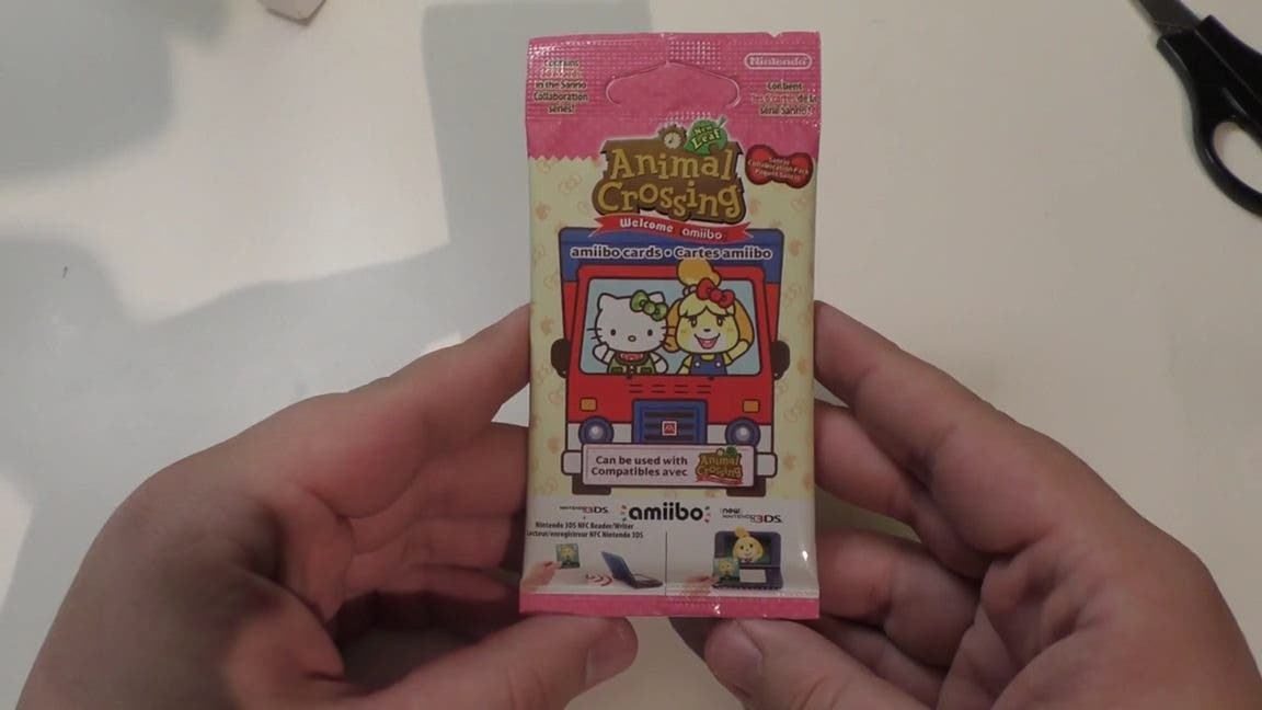 Unboxing de las tarjetas amiibo ‘Sanrio x Animal Crossing’