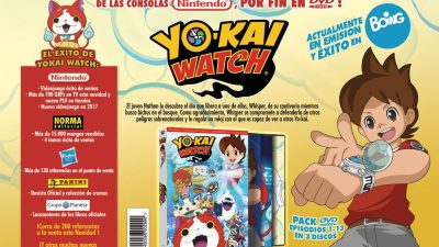 Los 13 primeros capítulos del anime de ‘Yo-kai Watch’ saldrán a la venta en DVD el 14 de diciembre