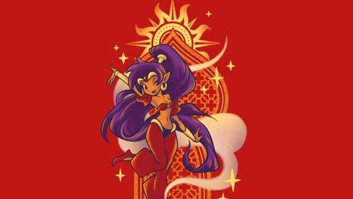 Las camisetas oficiales de Shantae ya están disponibles para su compra