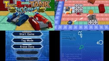‘Touch Battle Tank – Tag Combat’ llega este jueves a la eShop americana de 3DS