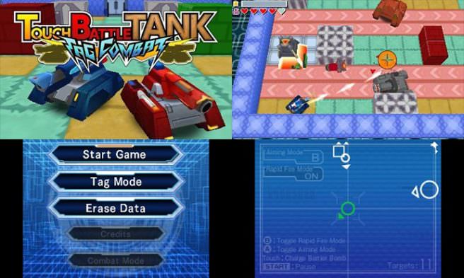 ‘TOUCH BATTLE TANK – TAG COMBAT’: tráiler de la eShop de 3DS, tamaño y capturas