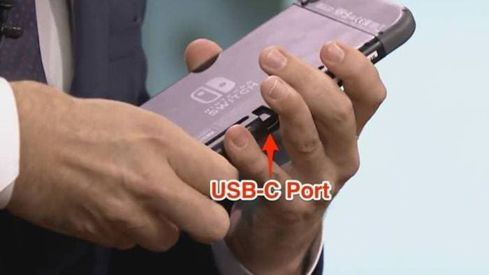 Nuevas imágenes nos muestran a Switch de cerca, parecen indicar la existencia de una conexión USB-C