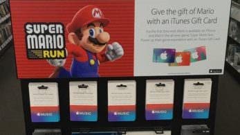 Aparecen los primeros carteles promocionales de ‘Super Mario Run’ junto a las Tarjetas Regalo de iTunes