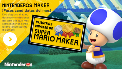 Fases candidatas de diciembre en Nintenderos Maker: ¡Vota por tus favoritas!