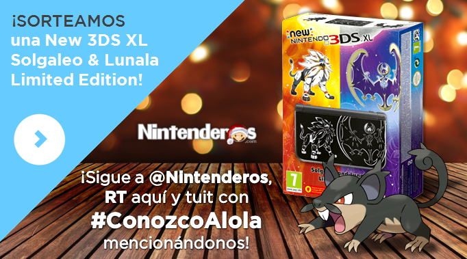 [Act.] ¡Sorteamos otra New 3DS XL Solgaleo & Lunala Limited Edition!