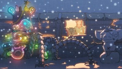 Nuevo arte navideño de ‘The Legend of Zelda: Breath of the Wild’