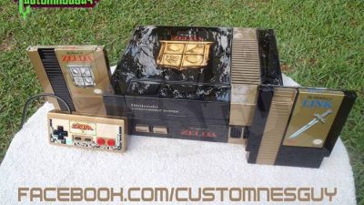 Echad un vistazo a estas espectaculares NES customizadas con sagas de Nintendo