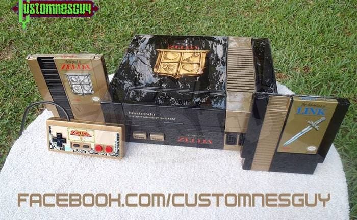 Echad un vistazo a estas espectaculares NES customizadas con sagas de Nintendo