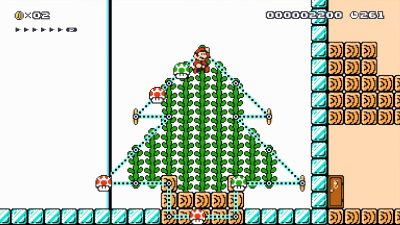 Nintendo nos invita a crear un nivel de ‘Super Mario Maker’ con motivo navideño