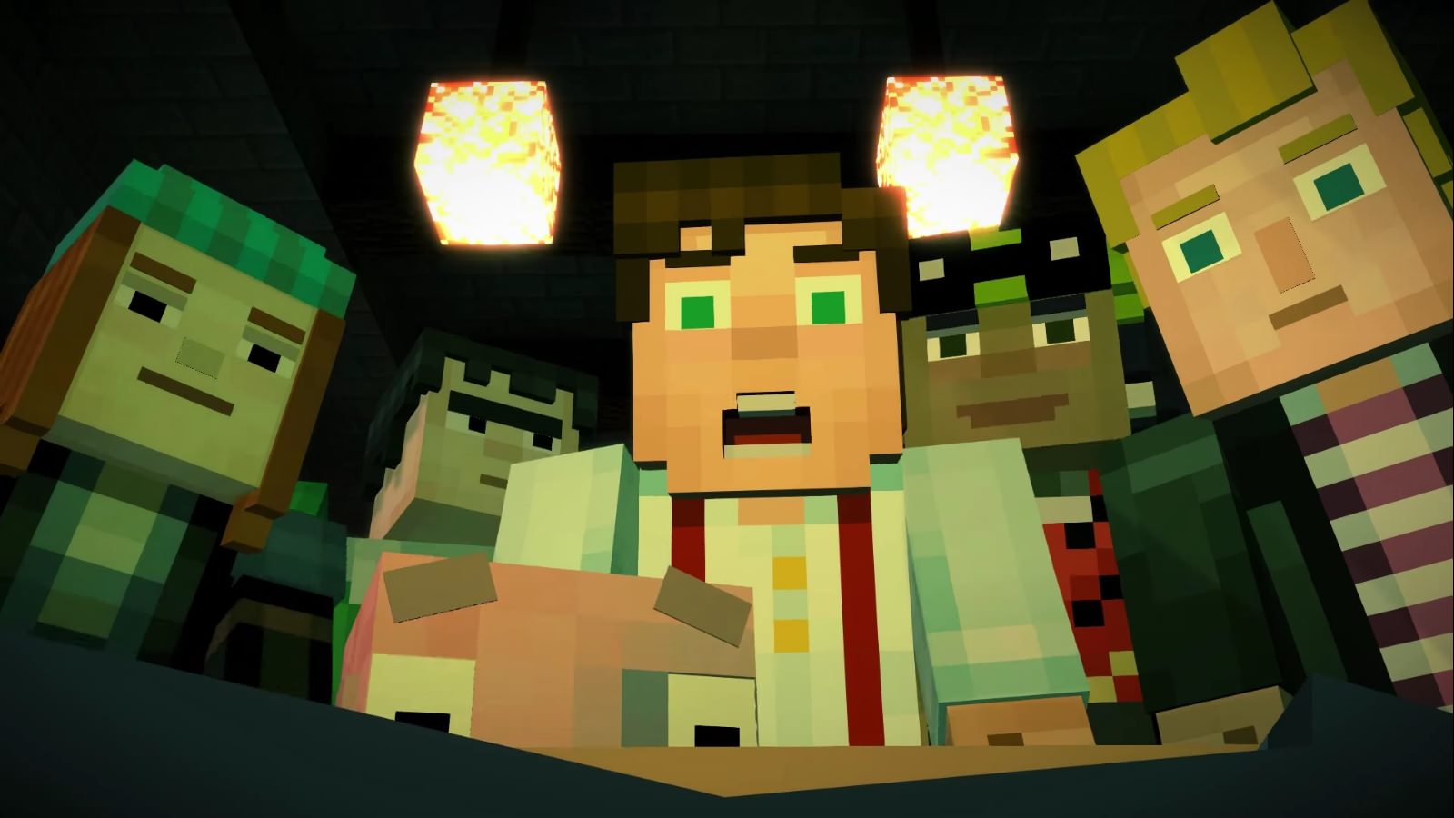 Minecraft: Story Mode no era apropiado para niños en su origen