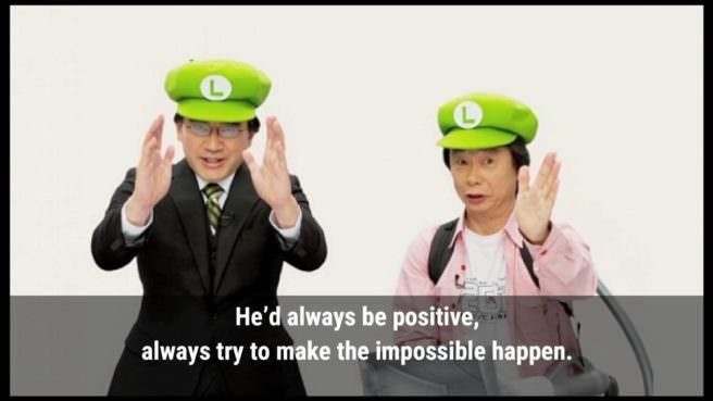 Miyamoto habla de las habilidades que admiraba de Satoru Iwata