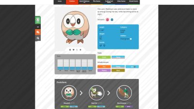 La Pokédex del sitio oficial de Pokémon se actualiza con la 7ª Generación