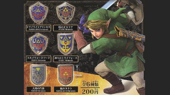 Este fabuloso set de pines de escudos de ‘The Legend of Zelda’ ya está disponible a través de NCSX