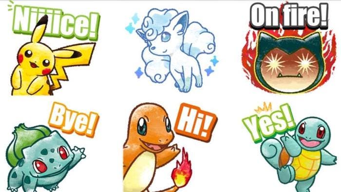 Nuevos stickers de Pokémon para iMessage llegan a la App Store japonesa