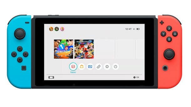 Nintendo Switch no viene con ningún software descargado, ni demos ni versiones de prueba