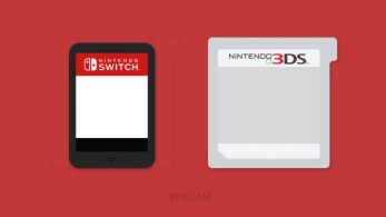 Así son los cartuchos de Switch frente a los de 3DS