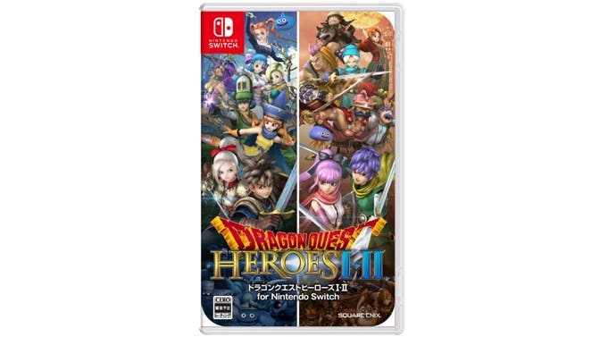 Así luce el boxart de ‘Dragon Quest Heroes I-II’ de Switch para Japón