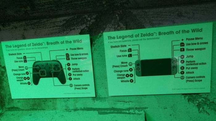 Controles de ‘The Legend Of Zelda: Breath of the Wild’ en Switch