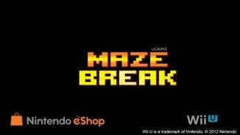 ‘Maze Break’ llegará a la eShop de Wii U el 9 de febrero