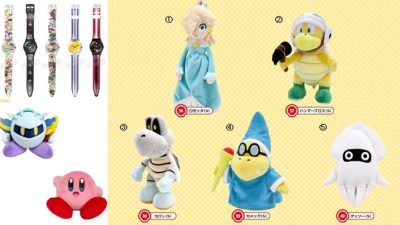Anunciado nuevo merchandising de ‘Super Mario’, ‘Kirby’, ‘Monster Hunter’ y ‘Ace Attorney’