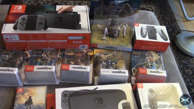 Vídeos: Un vistazo a la caja de Nintendo Switch y de algunos de sus accesorios desde todos los ángulos posibles