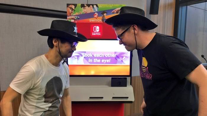 Echa un vistazo a Hideo Kojima divirtiéndose con ‘1-2-Switch’ en este vídeo