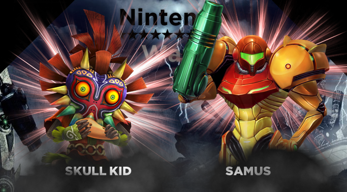 2ª Ronda de Nintendo Wars – Enfrentamiento #6: ¡Skull Kid vs. Samus!
