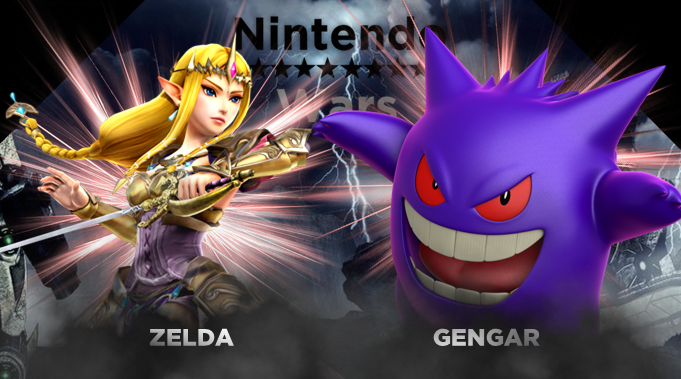2ª Ronda de Nintendo Wars – Enfrentamiento #7: ¡Zelda vs. Gengar!